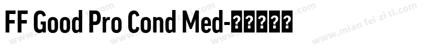 FF Good Pro Cond Med字体转换